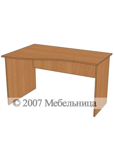 Стіл для персоналу БЮ109 1300x840/600x750мм