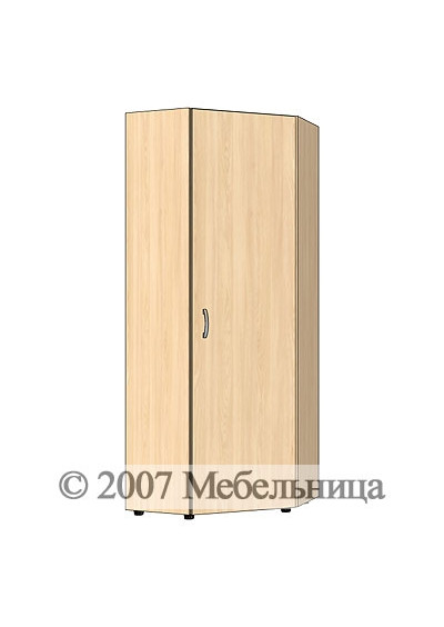 Шафа гардеробна кутова Ш3 720х720х1900мм