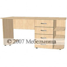 Стіл для персоналу СТ02 1600х700х740мм